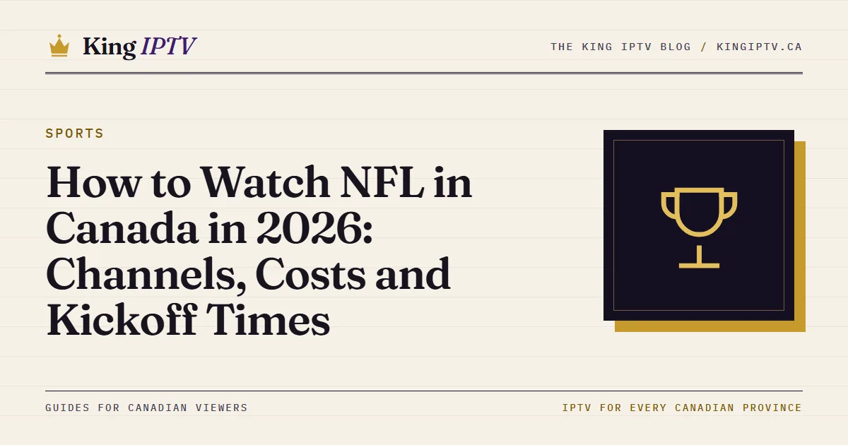 Sunday NFL game on a living room TV in Canada, with a TV guide listing CTV, TSN and streaming options